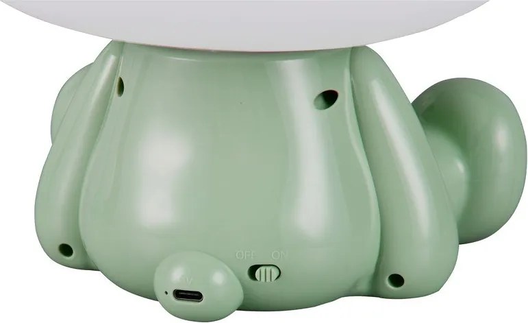 Зелено LED детско осветително тяло Hopper – Reality