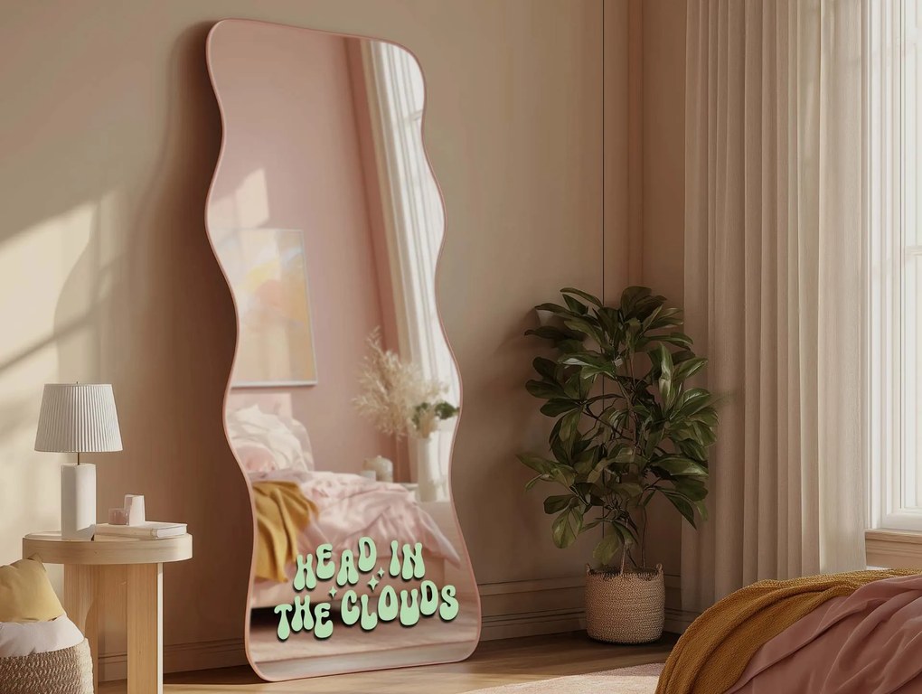 Стикер за огледало S7 – Head in the clouds 47x20