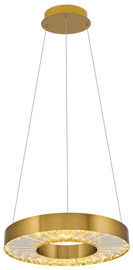 LED полилей на кабел JESI LED/35W/230V 3000K Ø 40 см бронзов