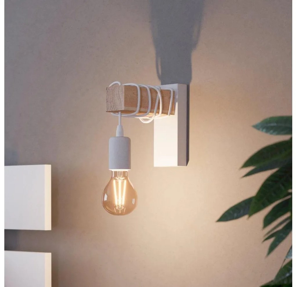 Eglo 43706 - Настенно осветително тяло TOWNSHEND 1xE27/10W/230V