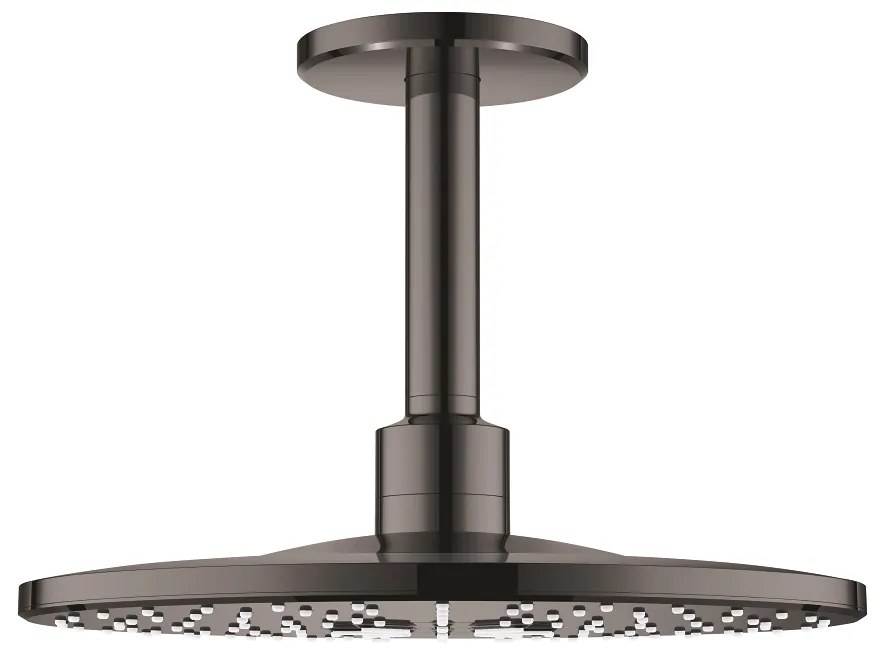 Ceiling Душ глава с рамо Grohe Rain Душ Smart Active-Anthracite Glossy