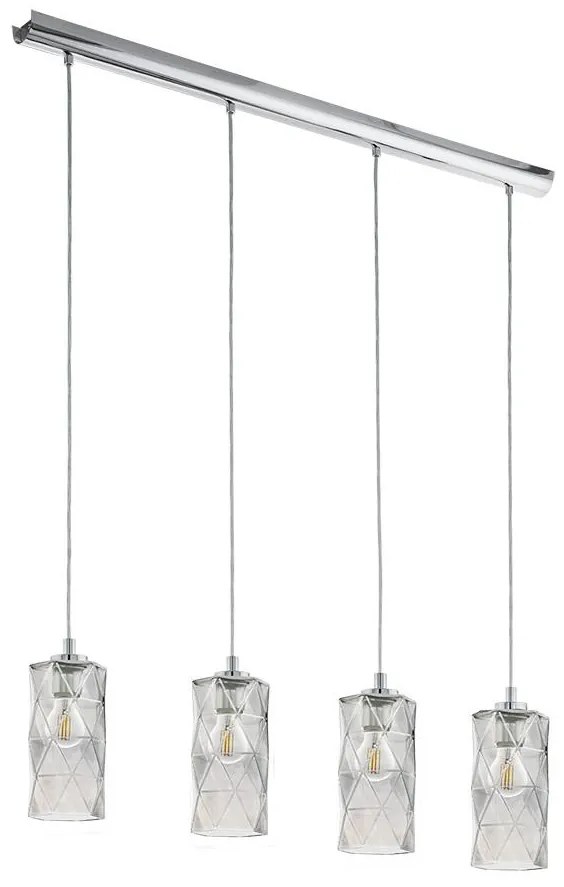 Eglo 96929 - Полилей на верижка ESTEVAU 4xE27/28W/230V