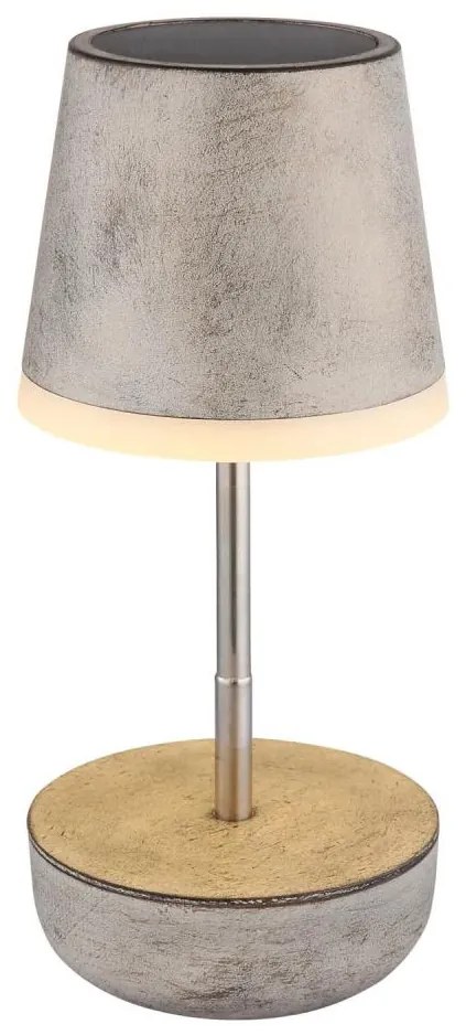 Globo 36638SA - LED соларна лампа 10xLED/0,06W/3V IP44 сива