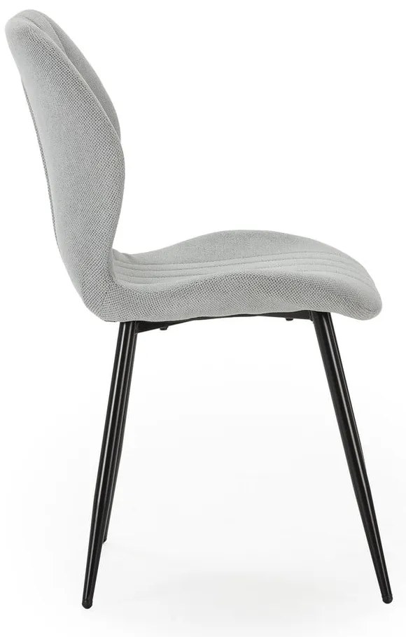 Светлосиви трапезни столове в комплект от 4 бр. Milu – Marckeric