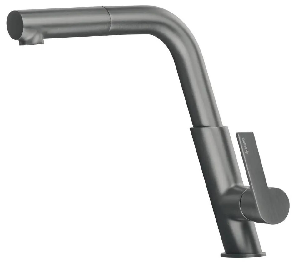 Deante BQS_D73M - Смесител за кухненска мивка с изтегляема душ-слушалка SILIA, титан