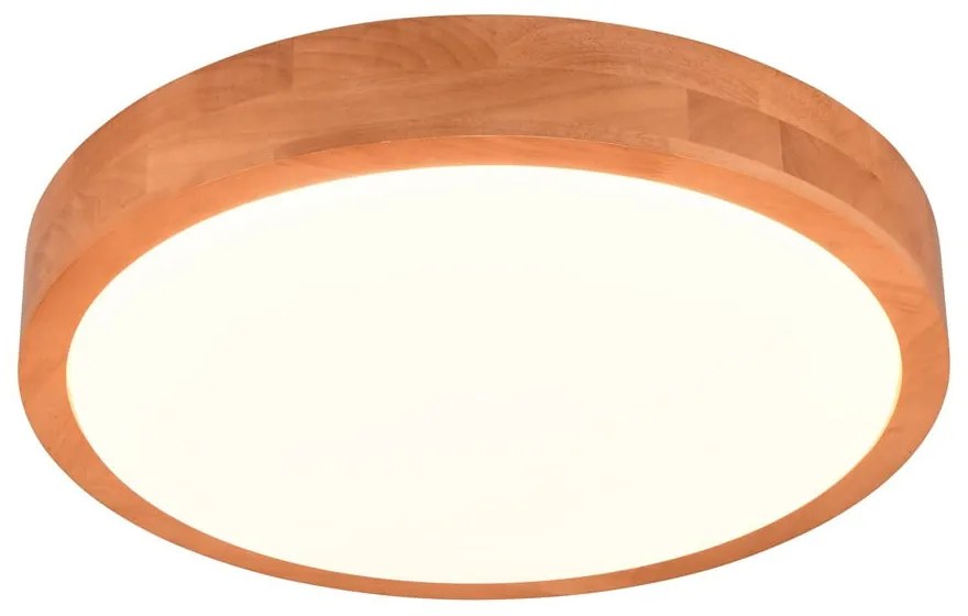 Светлокафяво LED осветление за таван ø 40 cm Iseo - Trio