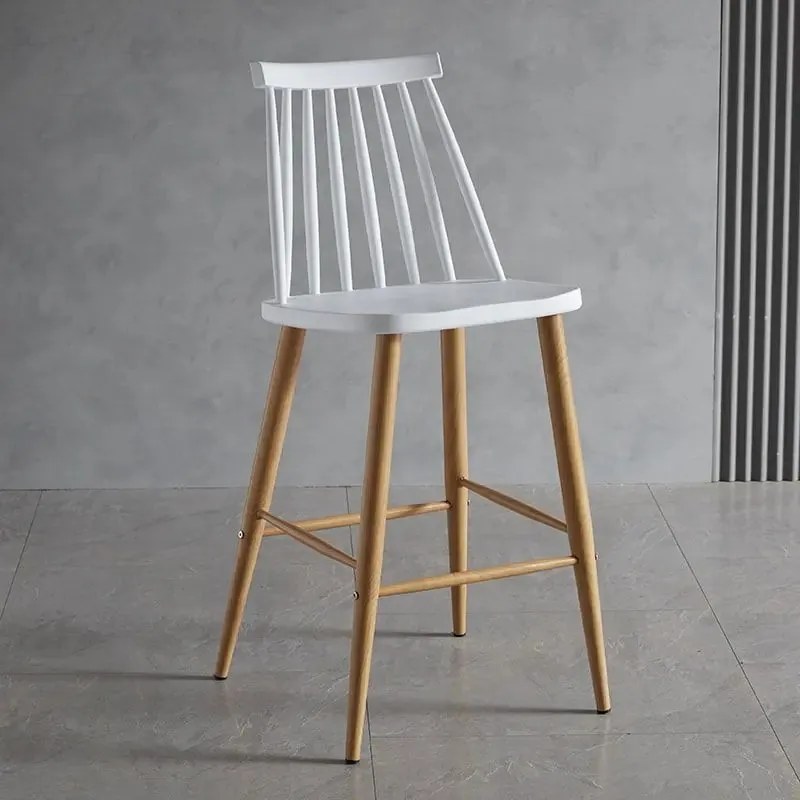 Бар стол Nolan-Бял (4) парчета