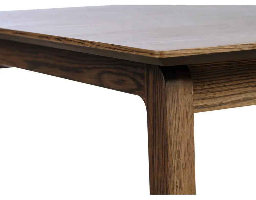 Сгъваема маса за хранене с дъбов плот 95x190 cm Baro - Unique Furniture