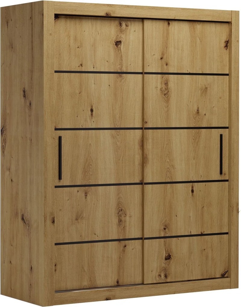 Гардероб Carell плъзгане-Artisan-Mauro