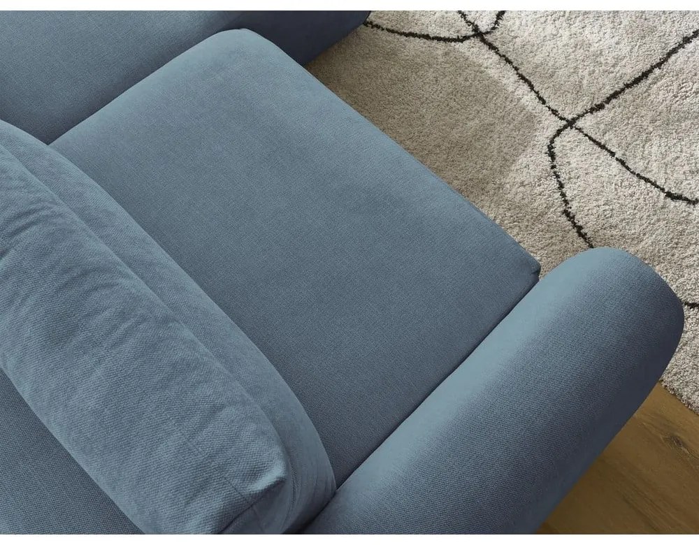 Син ъглов диван Aden – Bobochic Paris