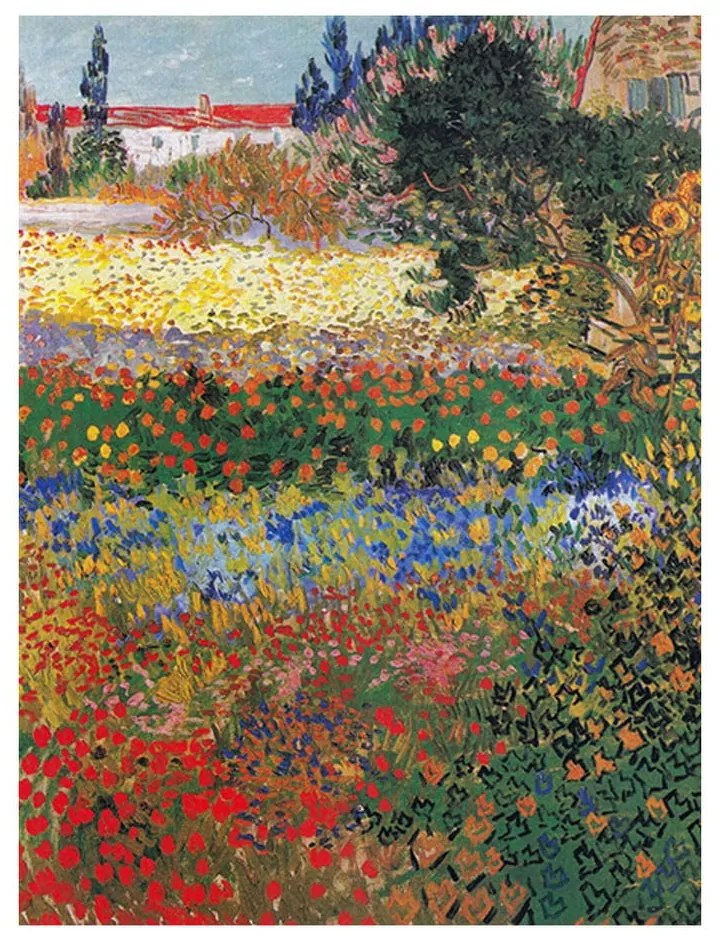 Репродукция на картина 30x40 cm Flower garden - Fedkolor