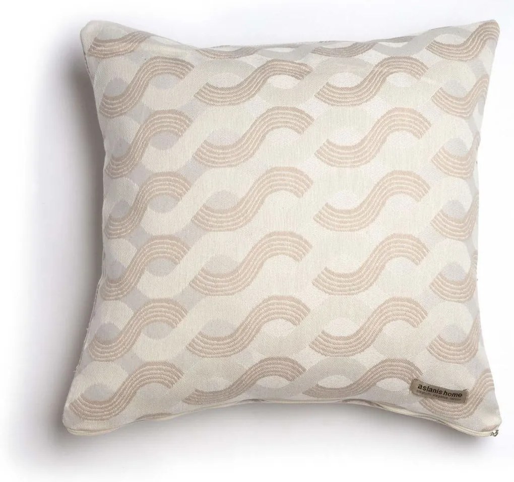 Декоративна калъфка за възглавница Aslanis Home Pinovo-Ammos-Ekrou-45 x 45 cm
