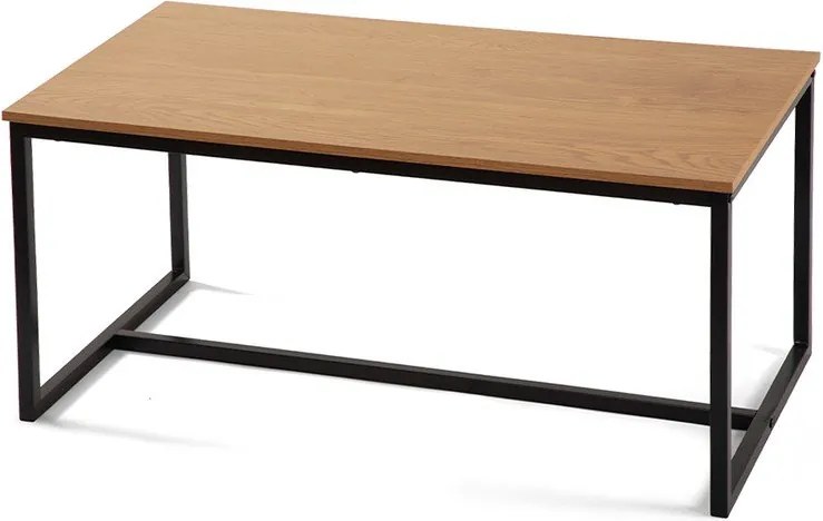 Масичка за кафе от декор от дъб в естествен цвят 47x90 cm Norden – Bonami Essentials