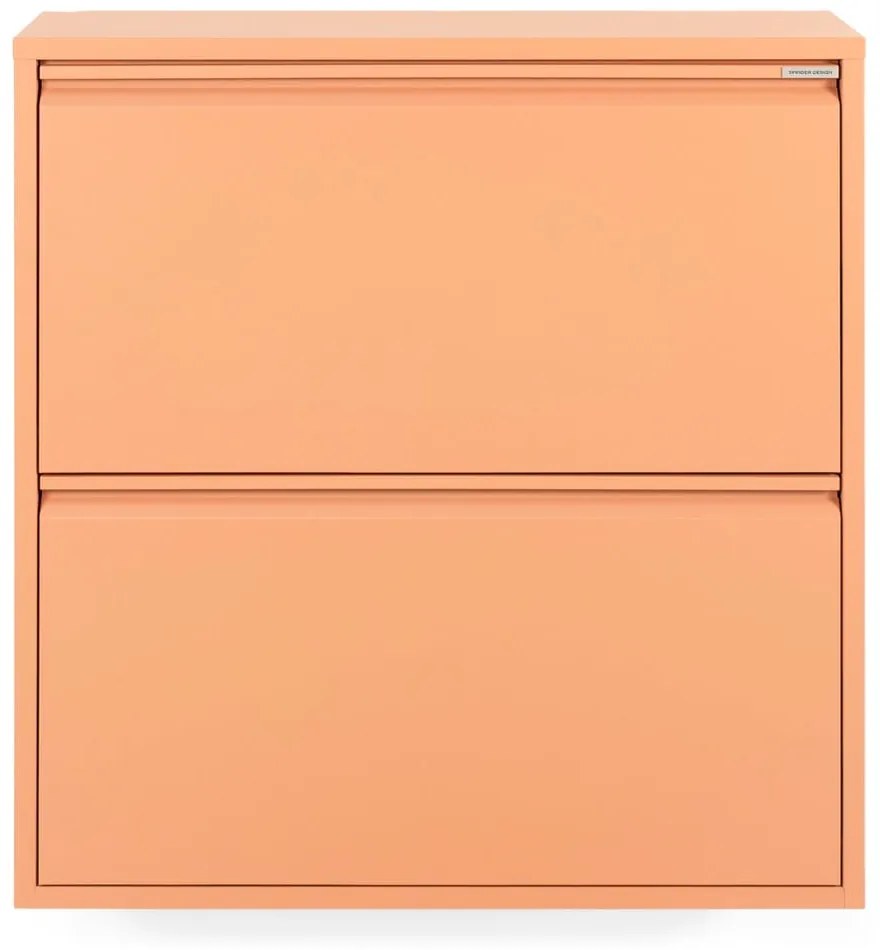 Метална накланяща се стойка за обувки в цвят сьомга 75x77,5x22,5 cm Billy – Spinder Design