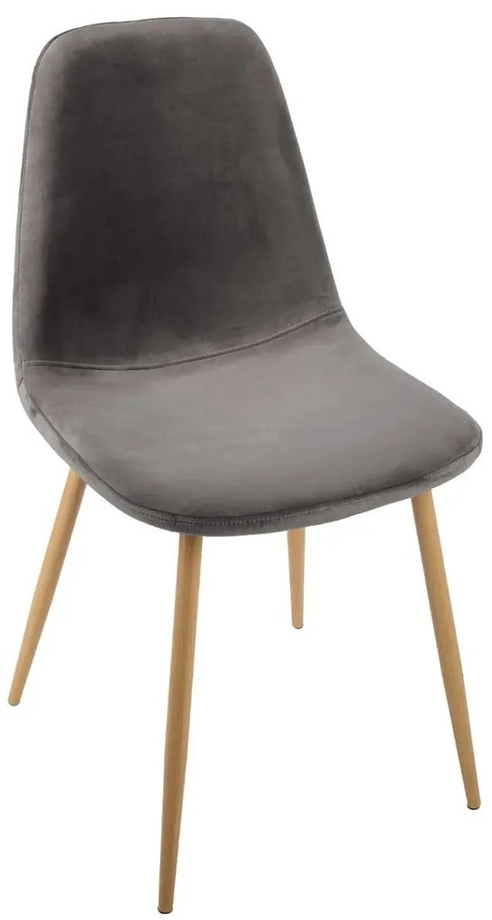 Трапезен стол atmosphera Roka, Кадифе - Тюркоаз