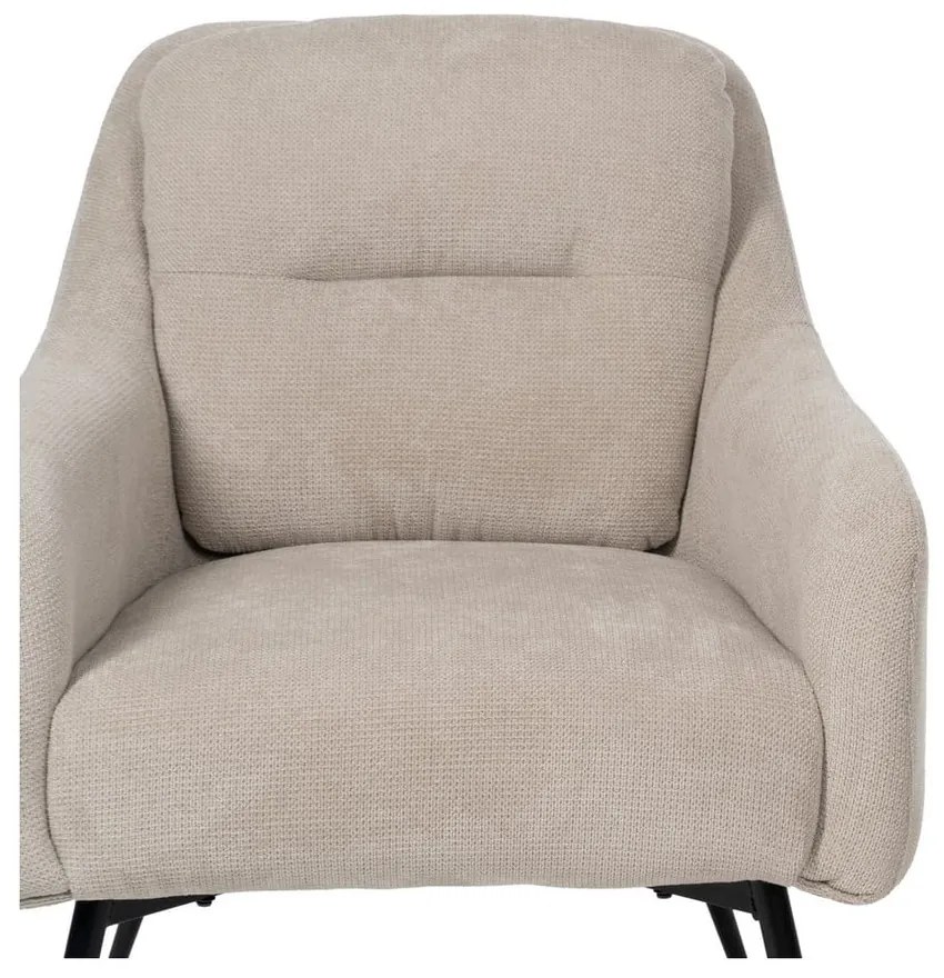 Бежово шенилово кресло Classic – Ixia