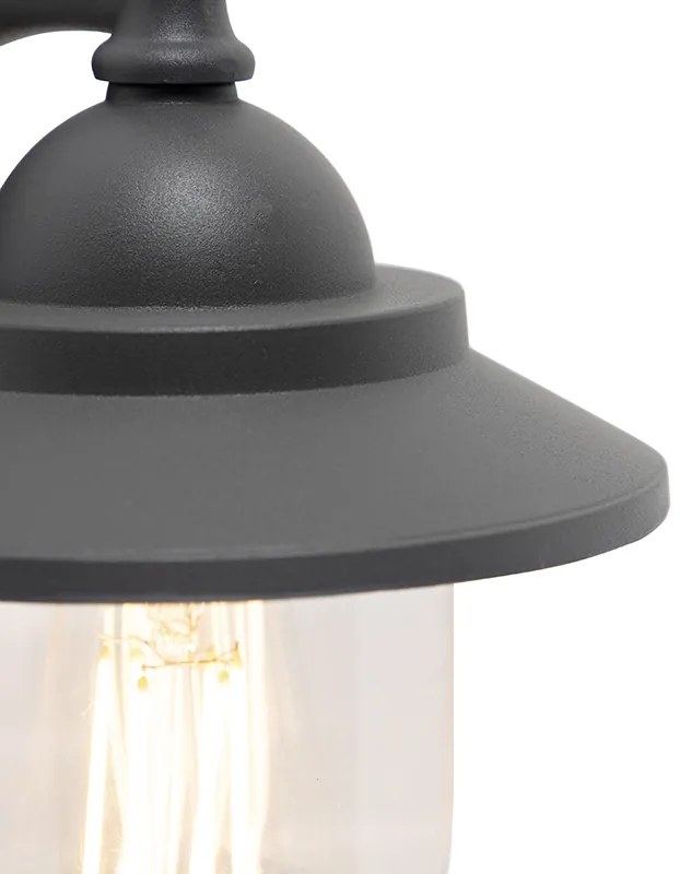 Интелигентна външна стенна лампа тъмносива с wifi ST64 - Oxford