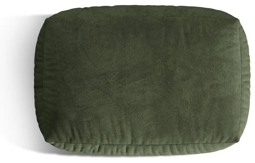 Зелена кадифена модулна табуретка Martina – Micadoni