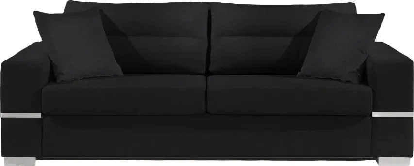 Диван "Fenia" Триместен-210ш 90д см.-Черен