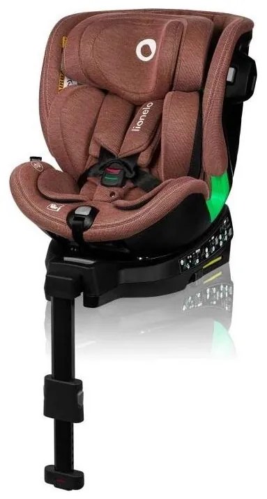Lionelo - Автокресло с база HARMONY i-Size 40-150 см, тухлено червено