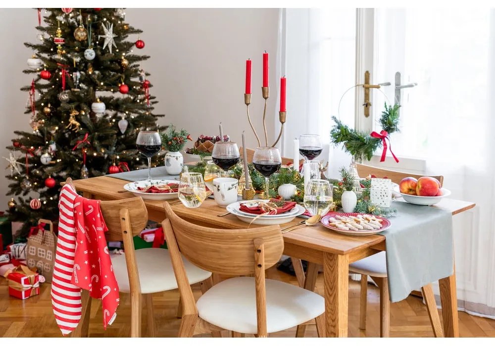 Памучни кърпи за съдове в комплект от 4 бр. с коледни мотиви 50x70 cm Candy Cane – Catherine Lansfield