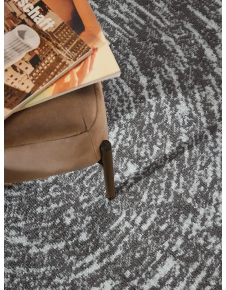 Сиво-кремав кръгъл килим ø 120 cm Gloria Cavallo – Hanse Home