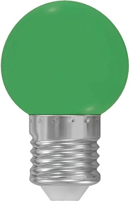 LED крушка E27/1W/230V 5500-6500K зелена