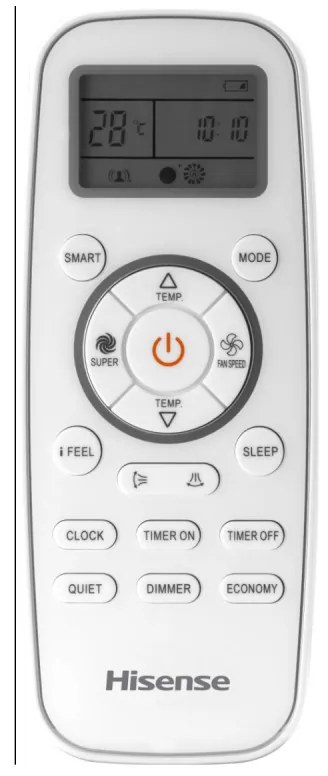 Инверторен климатик Hisense Easy Smart CA35YR03, 12000 BTU, 25 м2, А++, Тиха работа, FreezeProtect до -15°C, Бял