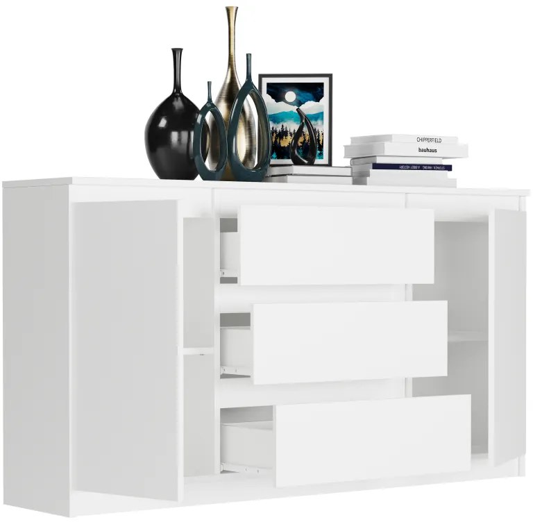 Просторен скрин R-140-S3 - различни цветови варианти артисън микс бяло