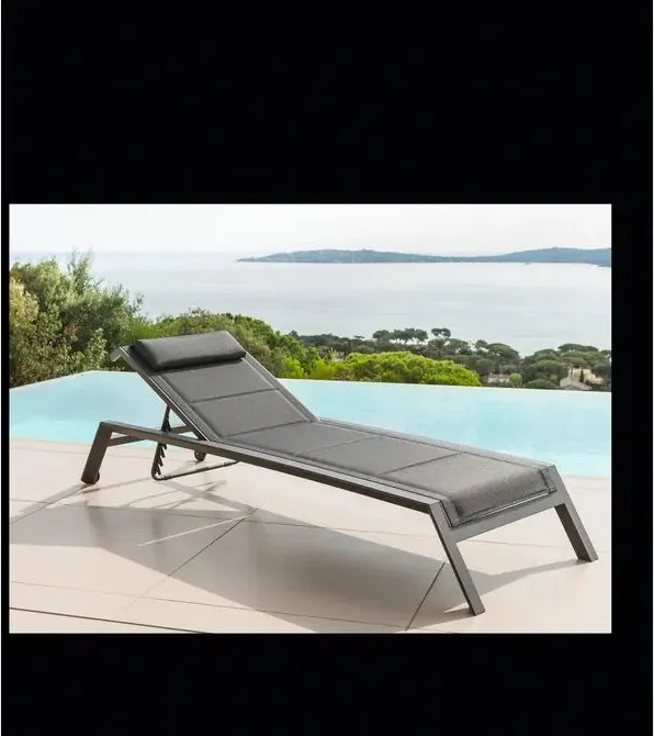 Сгъваем шезлонг Hesperide Allure Athea, Алуминий - Лаврово зелено