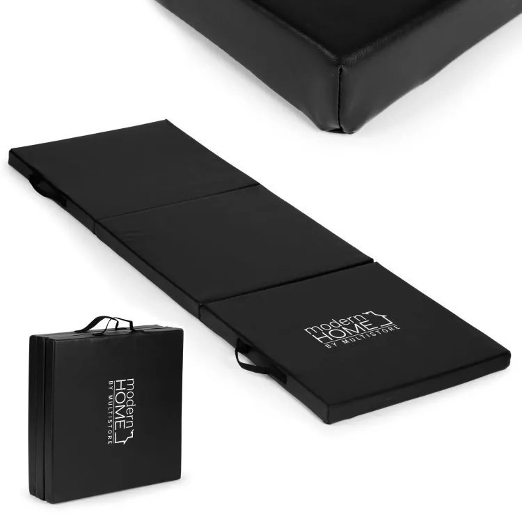 Гимнастически матрак черен 182 x 60 cm