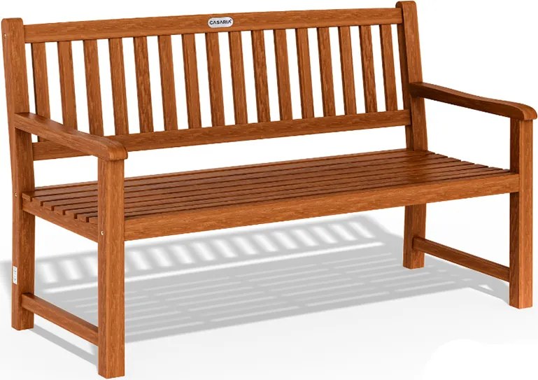 Градинска пейка от евкалиптова дървесина 152 cm