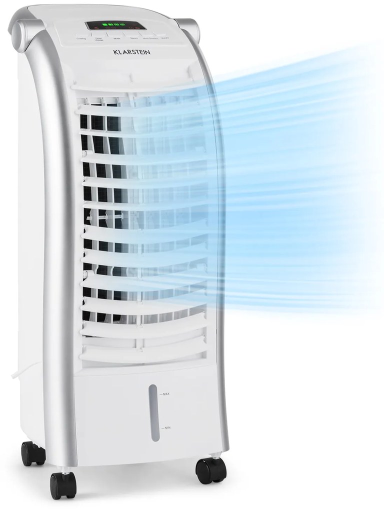 Klarstein Maxfresh, охладител на въздуха, 4 in 1, 6L, 65W, дистанционно управление, пакети лед