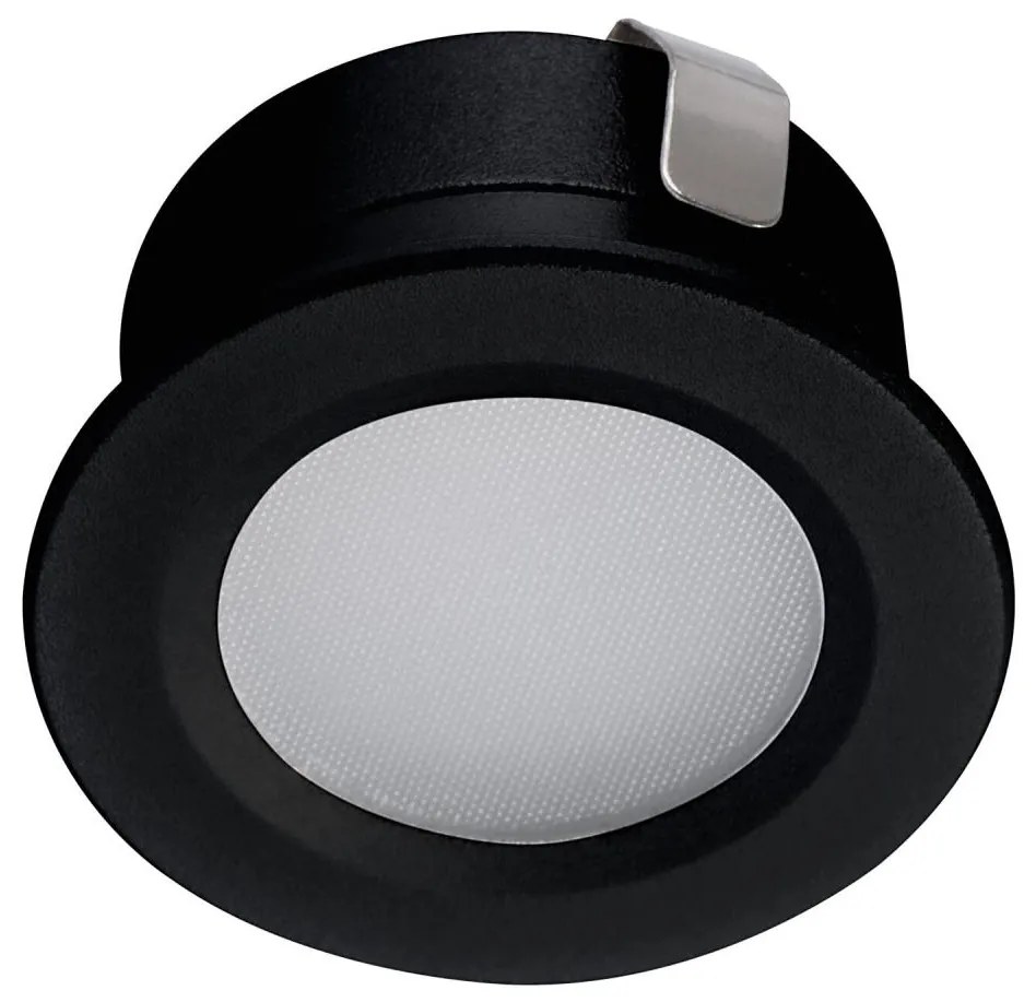 Kanlux 23525 - LED Екстериорна лампа за вграждане IMBER LED/1W/12V 6500K IP65 черен