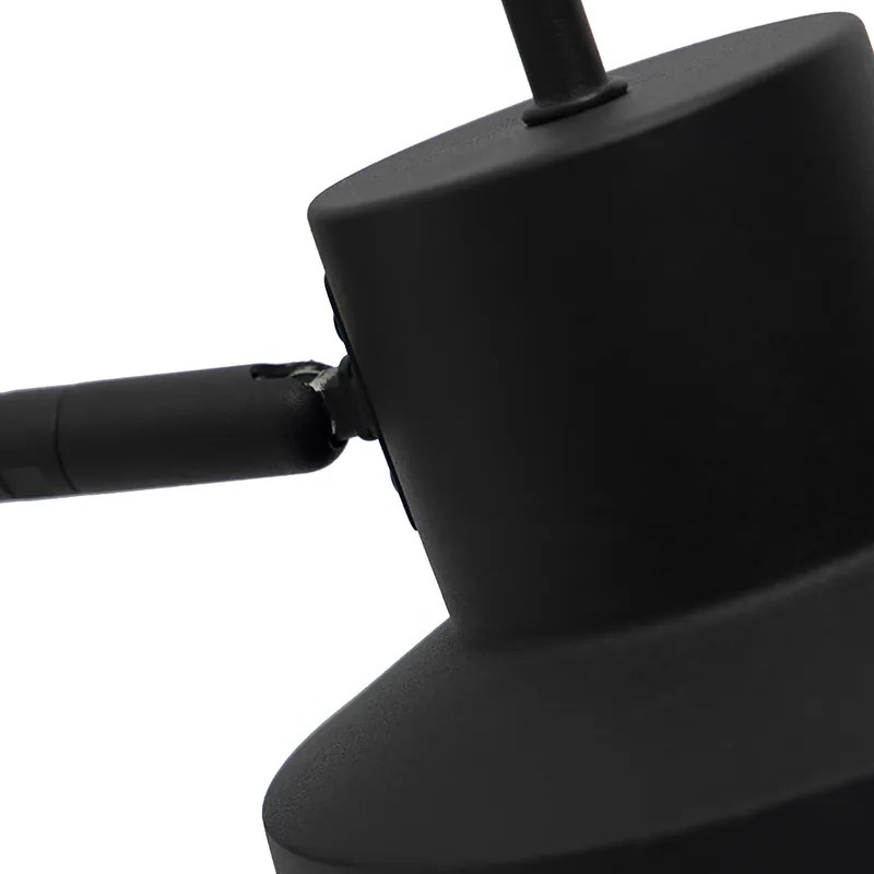 Ретро стенна лампа черна въртяща се и накланяща се - Chappie