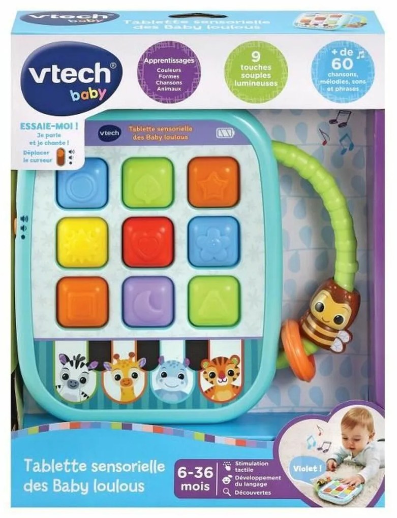 Образователна Игра Vtech Baby TABLETTE SENSORIELLE DES BABY LOULOUS Многоцветен (1 Части)