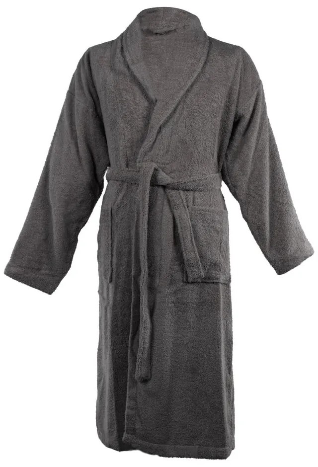 Тъмносива памучена хавлия L/XL Lindu – Tiseco Home Studio