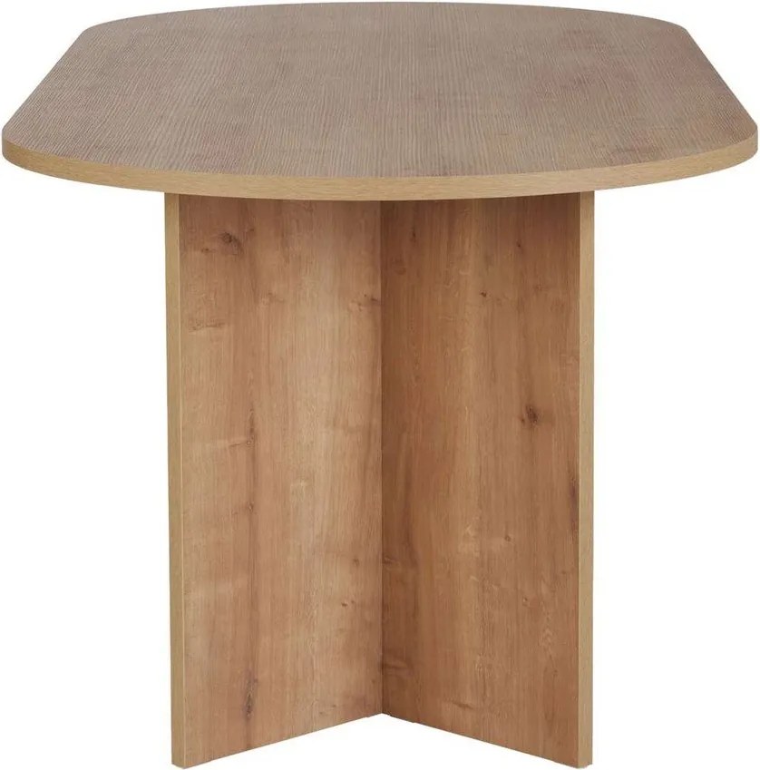 Трапезна маса с дъбов декор 90x200 cm Sabella – Kalune Design