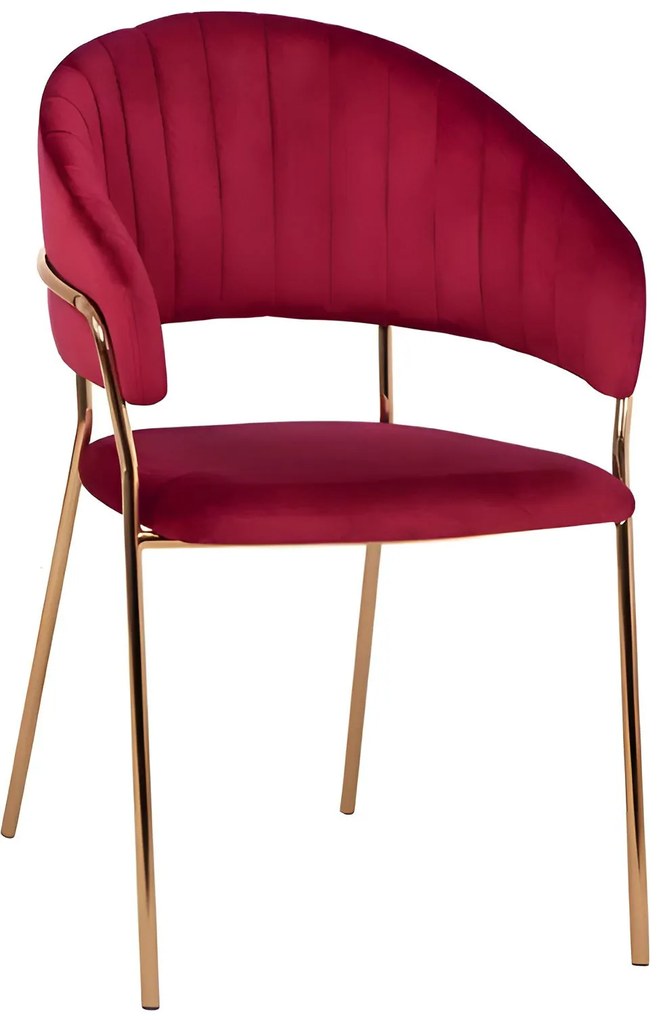 Кухненски стол Byron-Бордо (4) парчета