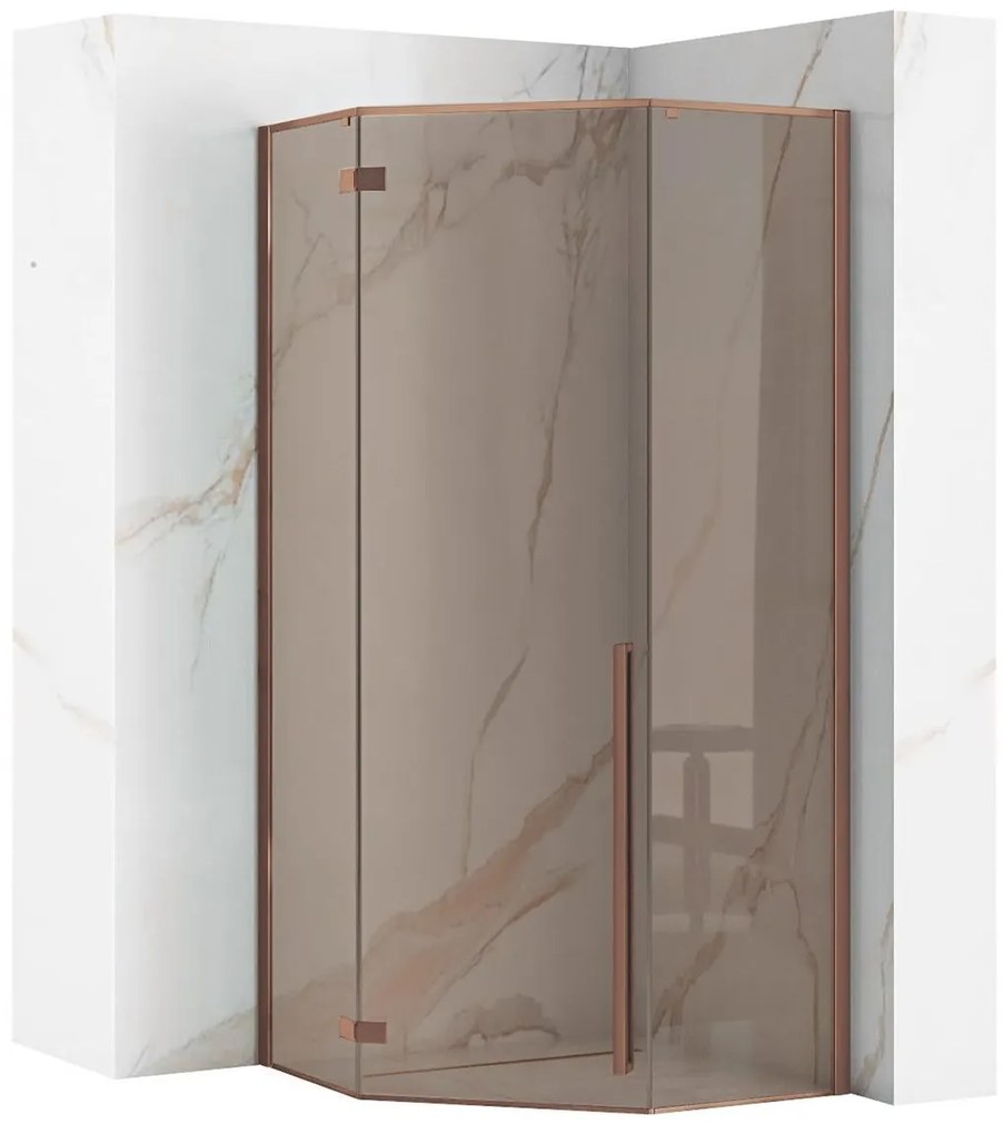 Душ кабина Rea DIAMOND 90x90 COPPER BRUSH