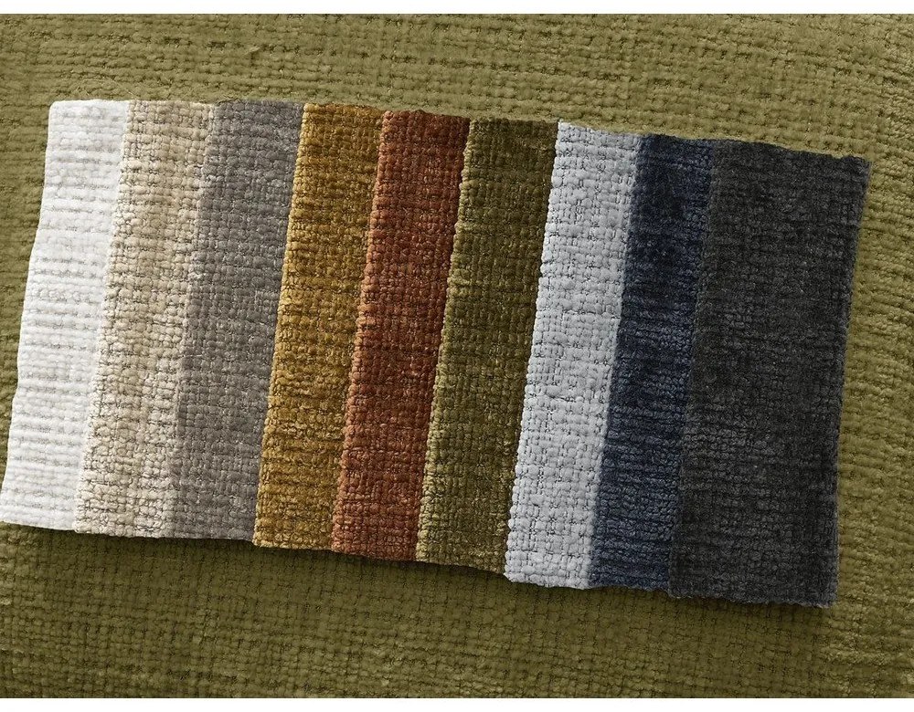 Шенилов ъглов диван в цвят каки (десен ъгъл) Leonore – Bobochic Paris