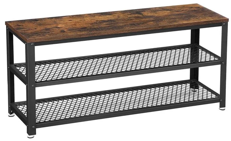 Обувница DAVOR, кафява/черна