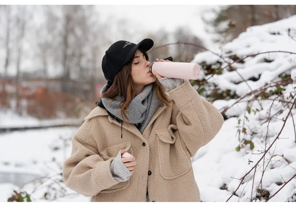 Розов термос 500 ml Fuori – Vialli Design