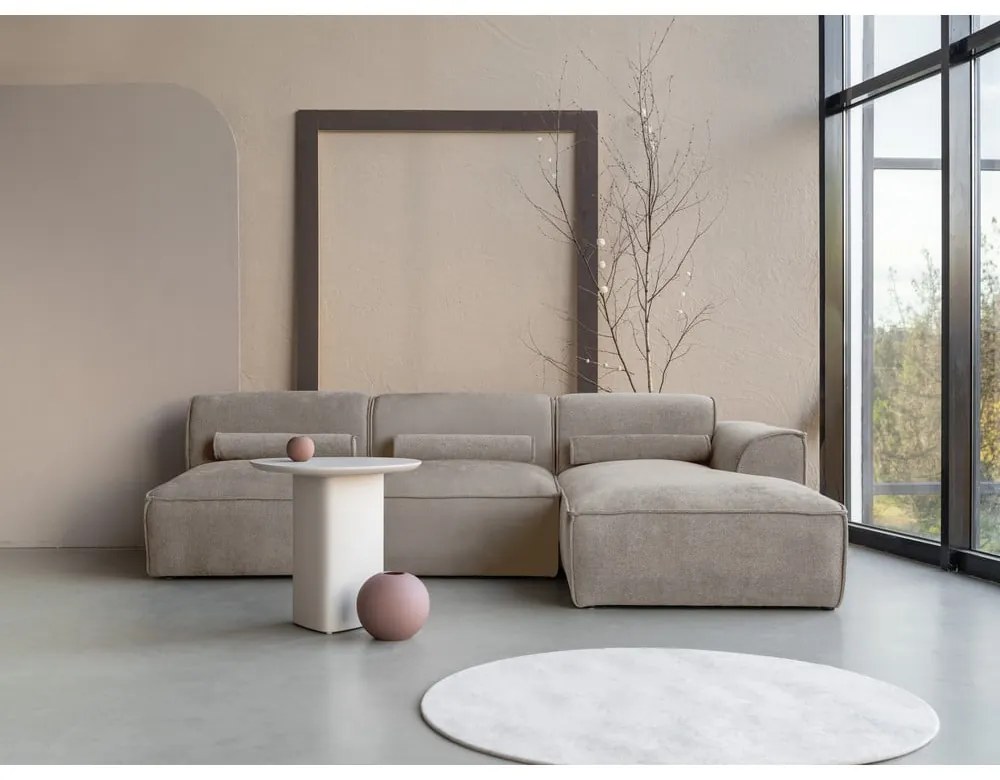 Бежов ъглов диван (десен ъгъл) Flex Felix – Miuform