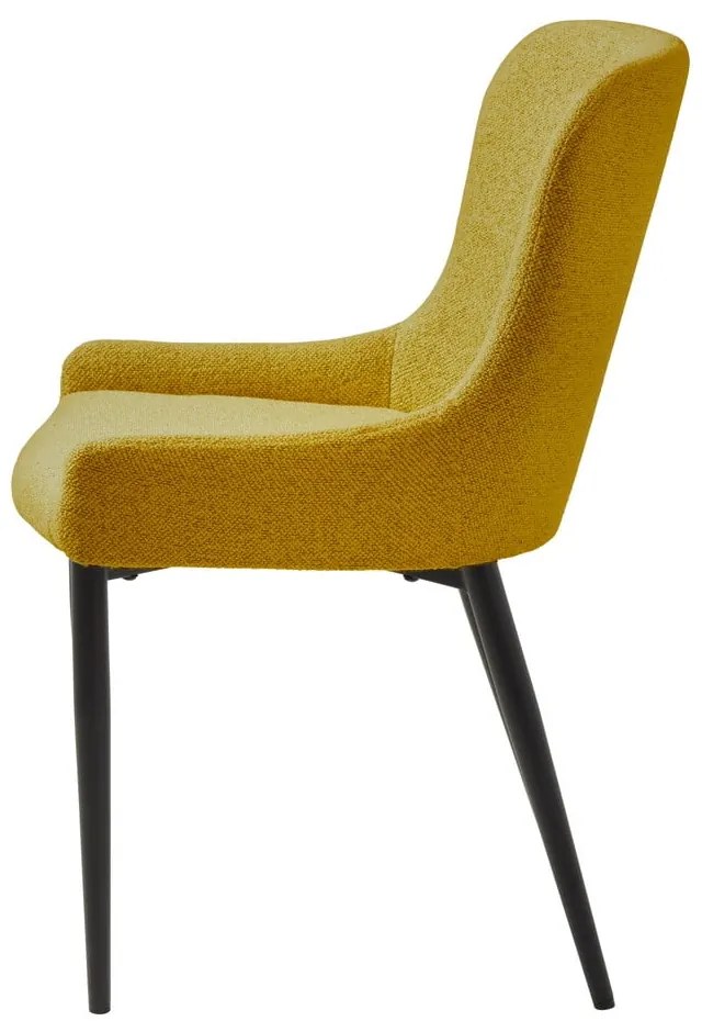 Жълт трапезен стол Ontario - Unique Furniture