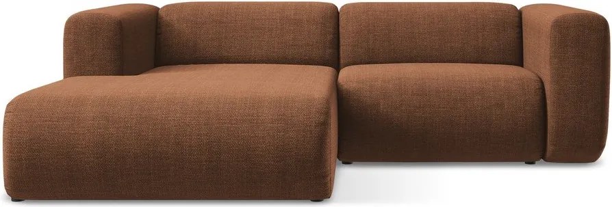 Теракотен ъглов диван (ляв ъгъл) Ekahi – Makamii