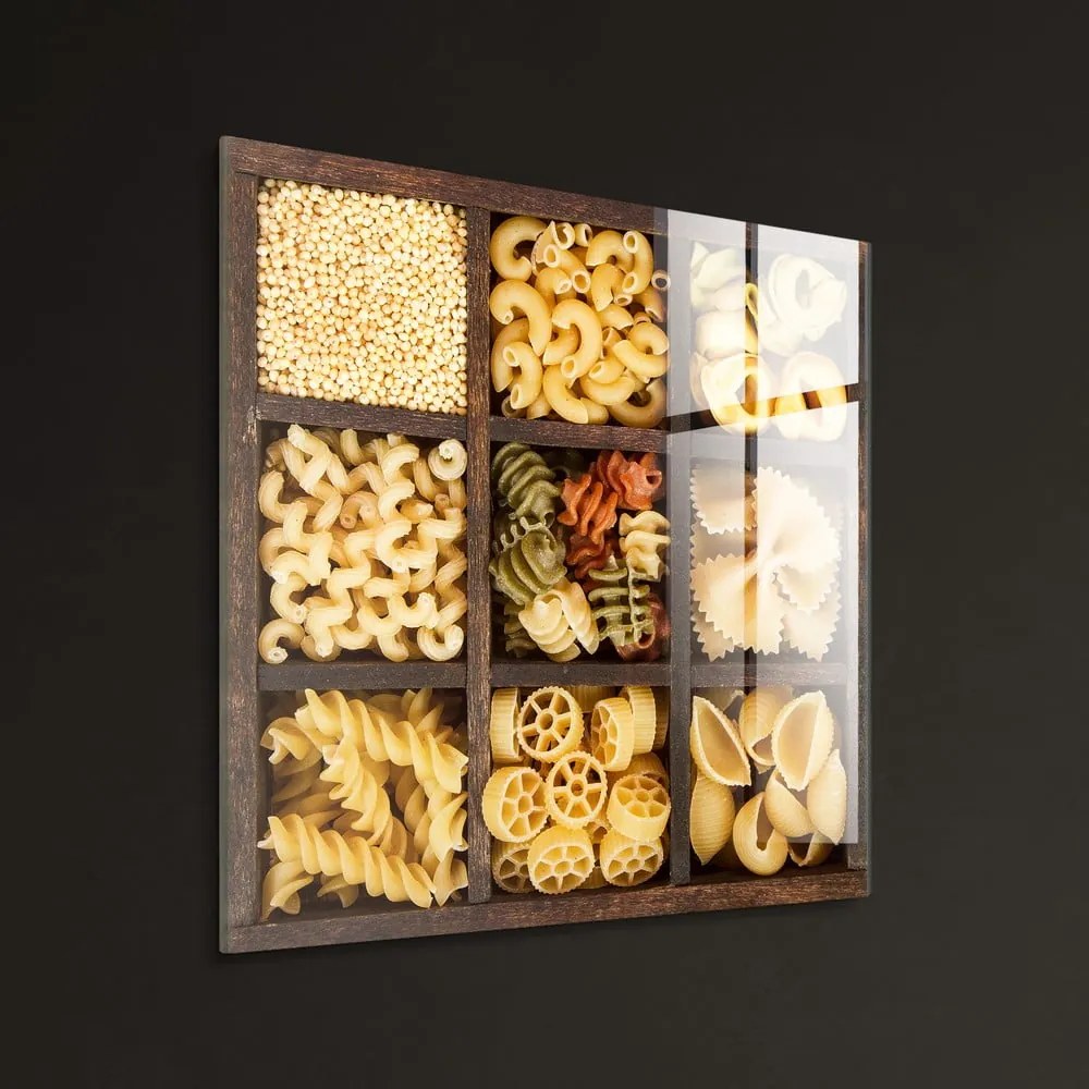 Картина върху стъкло 30x30 cm Pasta Box – Styler
