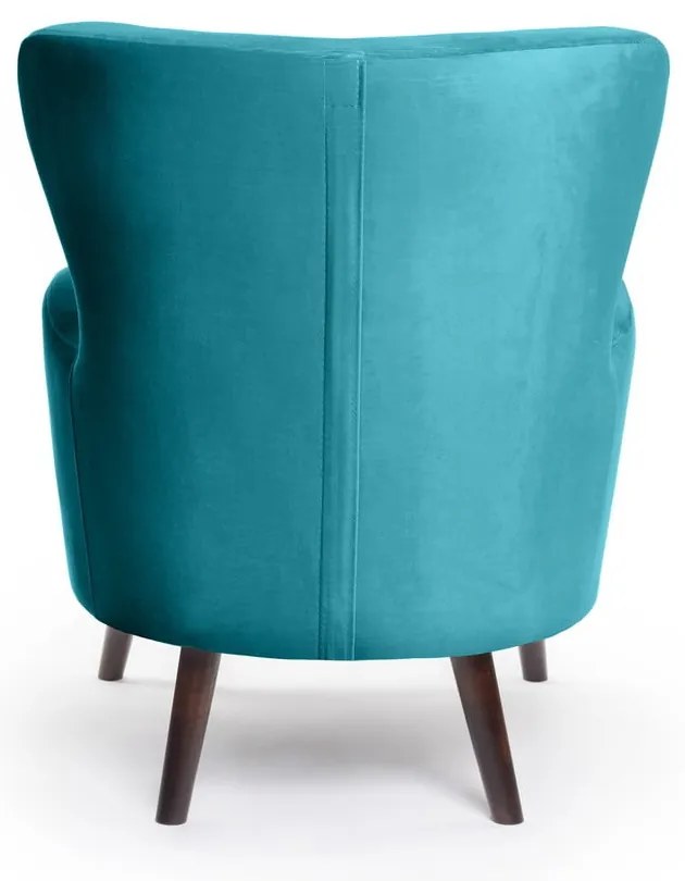 Тюркоазено кадифено кресло Noemye – Bonami Selection