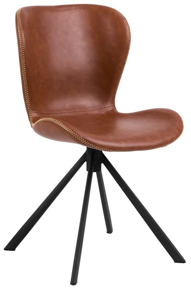 Кафяв трапезен стол в цвят коняк Batilda - Actona