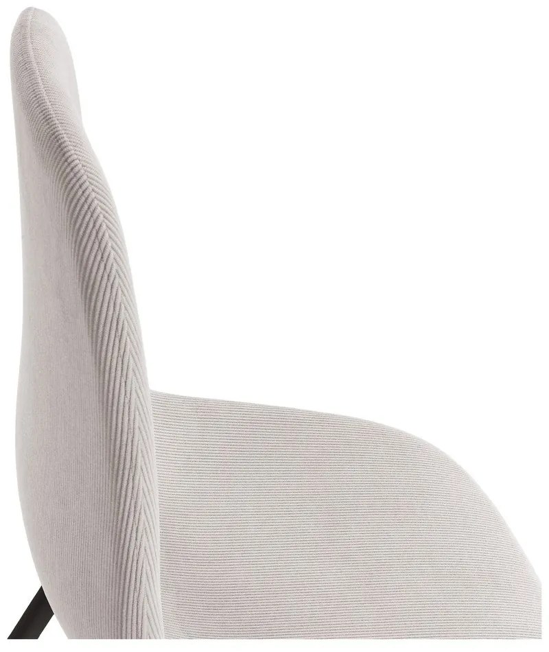 Кремави тапицирани трапезни столове в комплект 4 бр. Minka – Marckeric